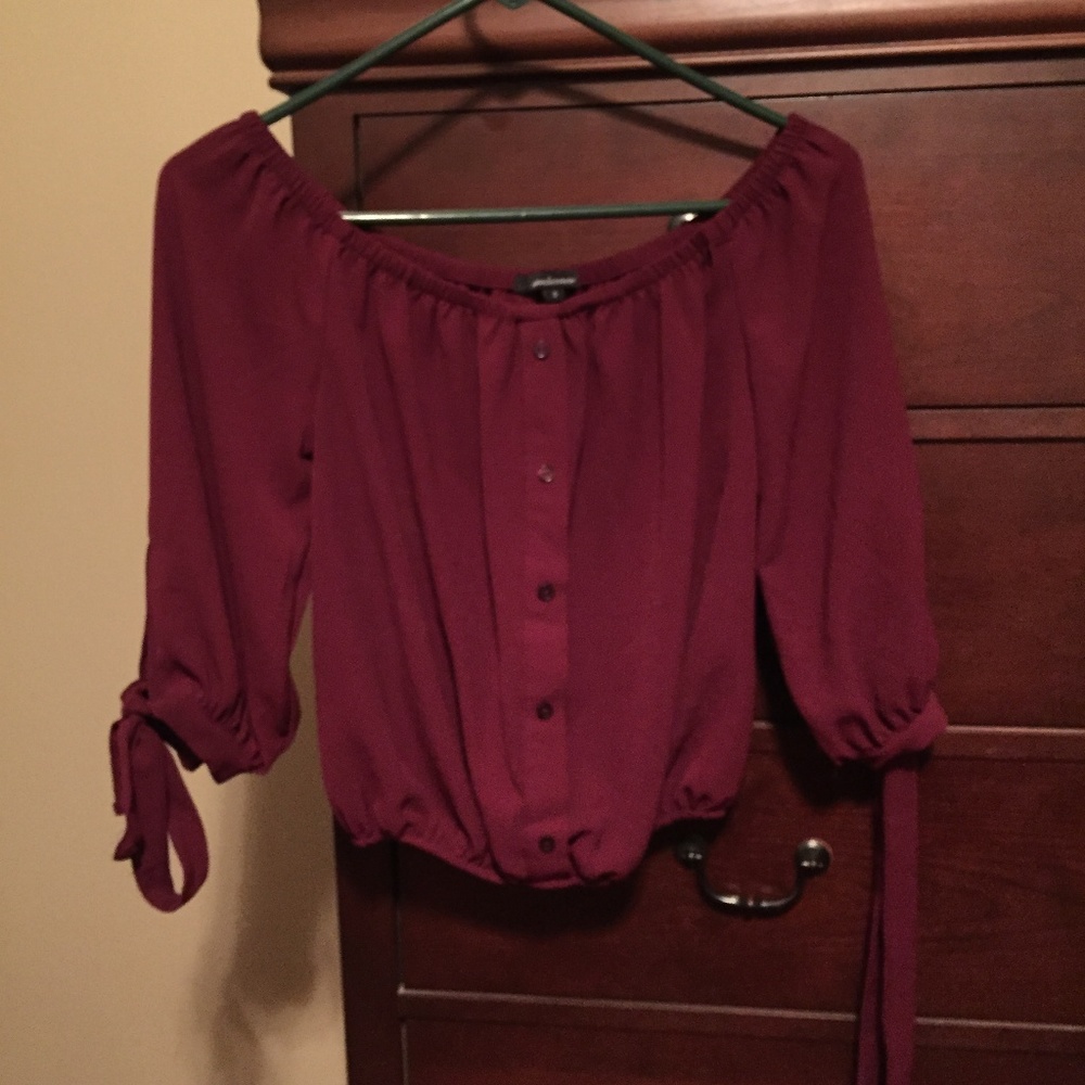 Off the shoulder shirt
